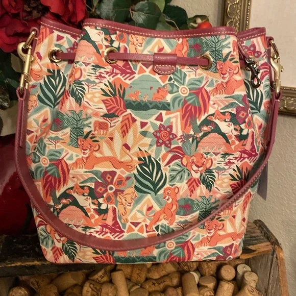 Disney lion, King, Dooney, and Bourke satchel